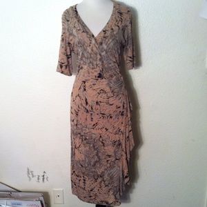Dunía Wrap Style Dress